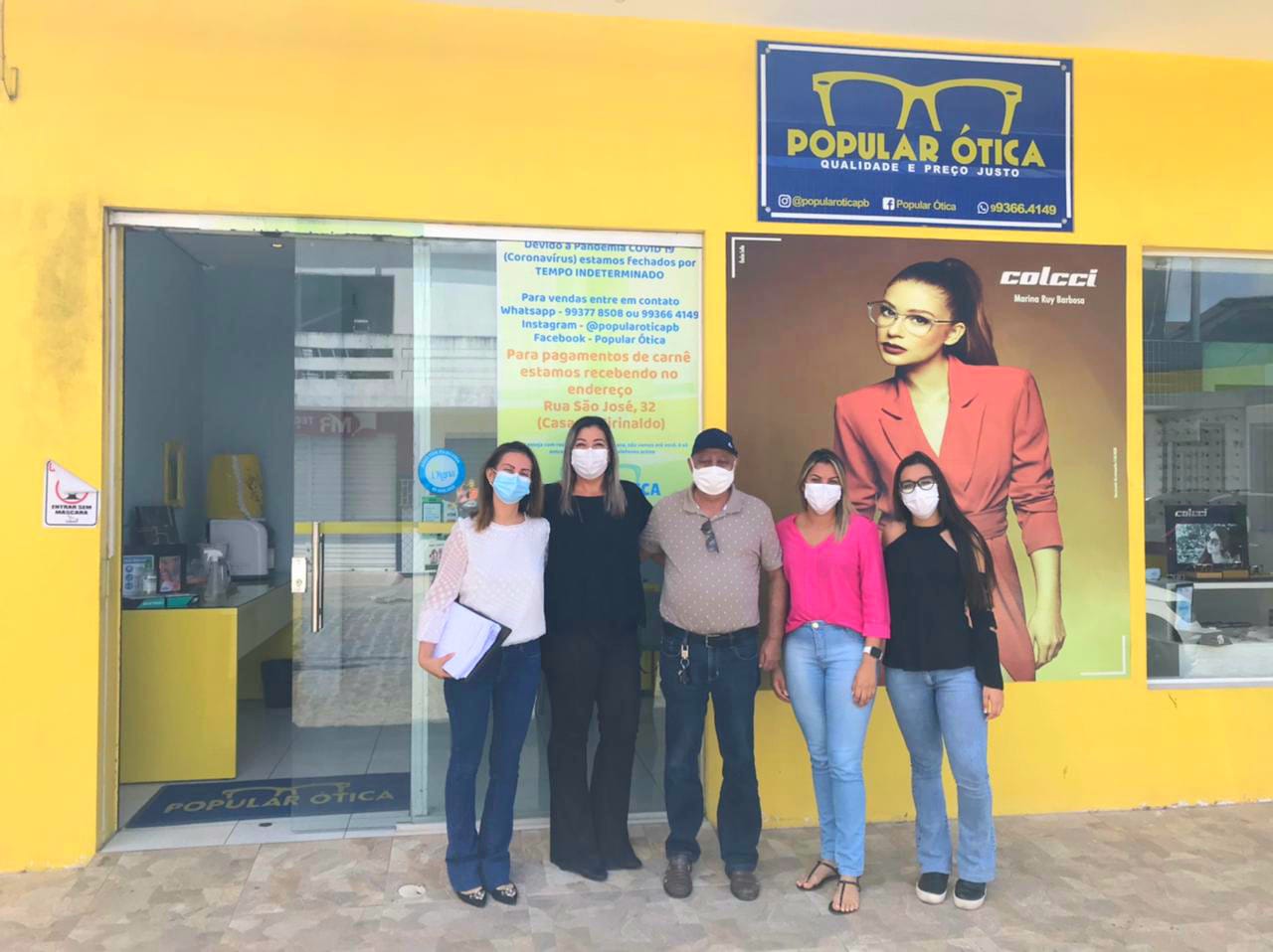Prefeitura Municipal de Bananeiras firma parceria com a Popular Ótica para atendimento oftalmológico da população bananeirense