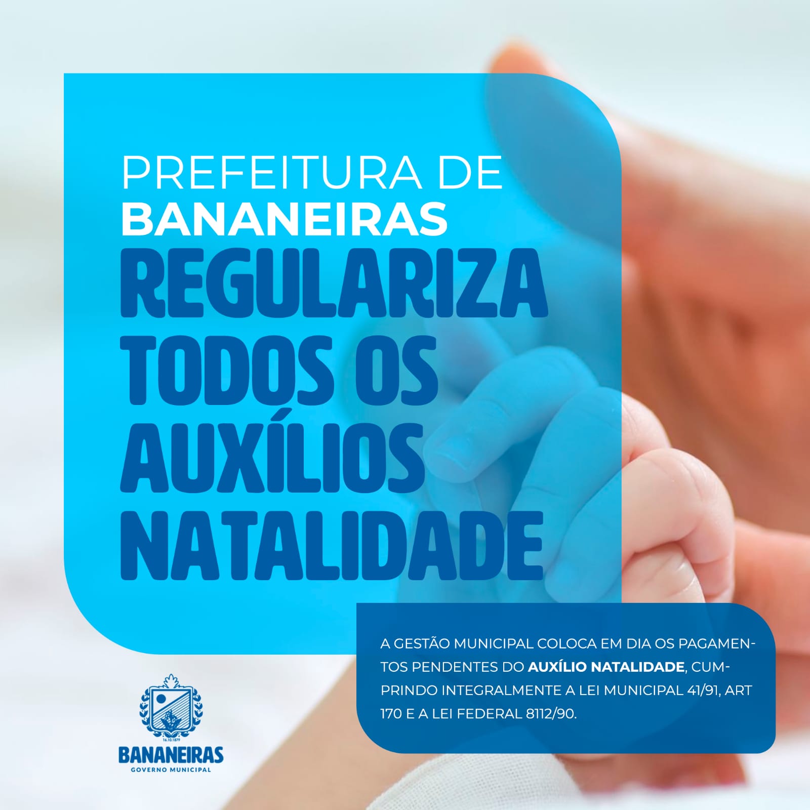 Boa notícia: Prefeitura de Bananeiras regularizou todos os auxílios natalidade que estavam pendentes