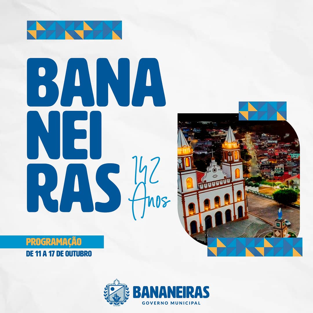 Município de Bananeiras comemora 142 anos de Emancipação Política com uma super programação