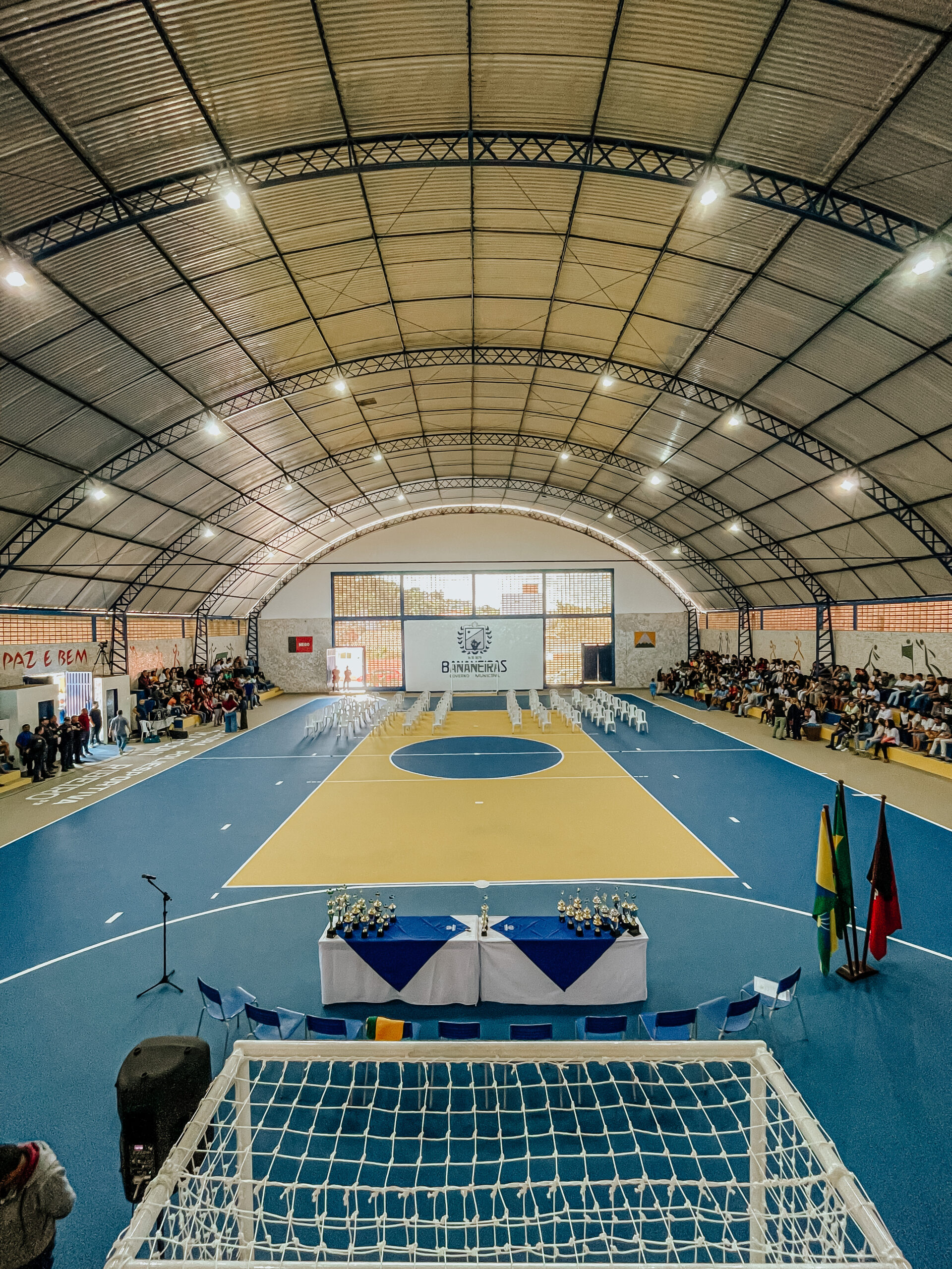 Gestão municipal entrega revitalização do Ginásio de Esportes “O Ramalhão” em Abertura dos Jogos da Pátria