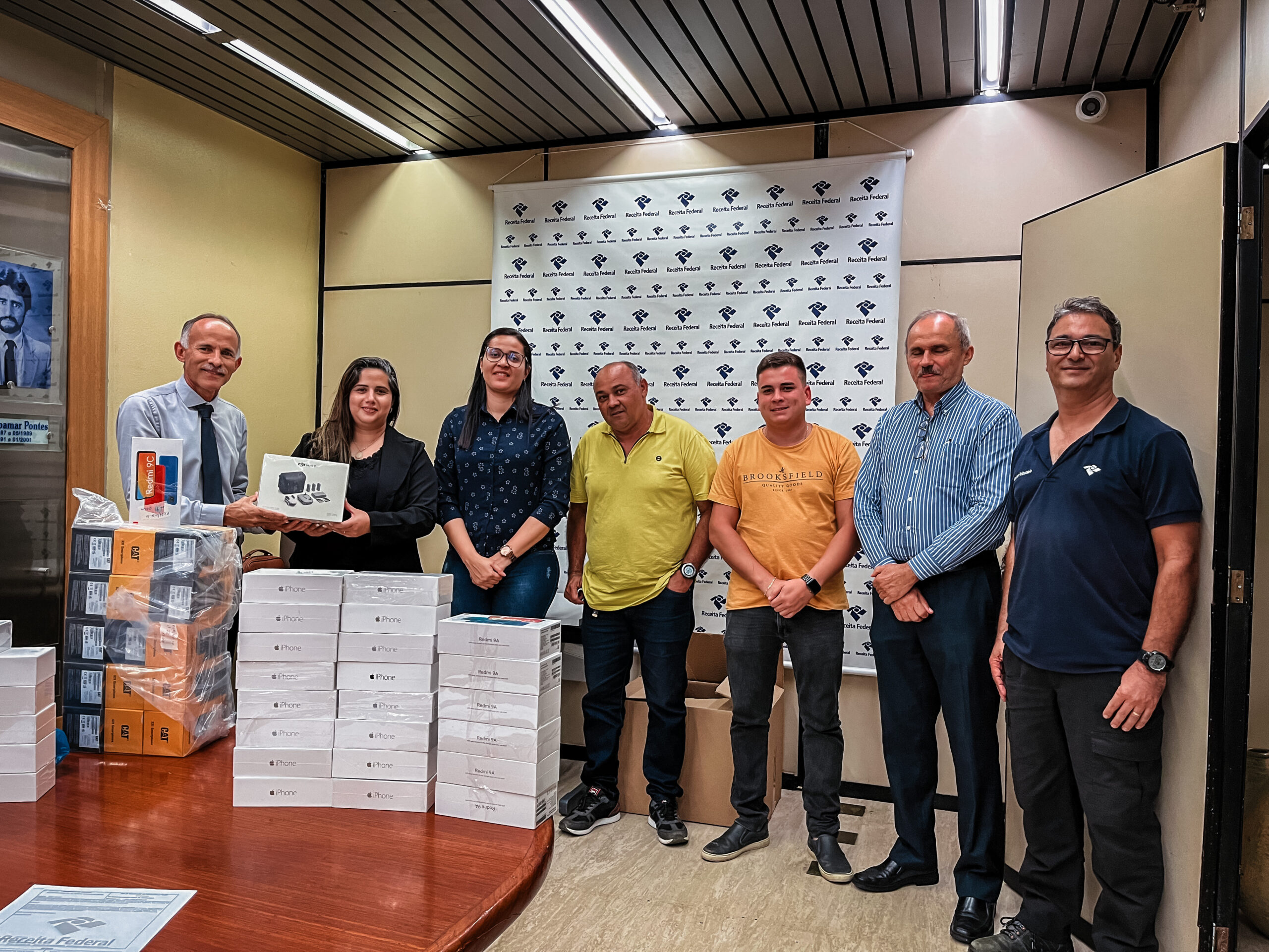 Prefeitura de Bananeiras firmou parceria com a Receita Federal na Paraíba e recebeu equipamentos para incorporar ao patrimônio municipal