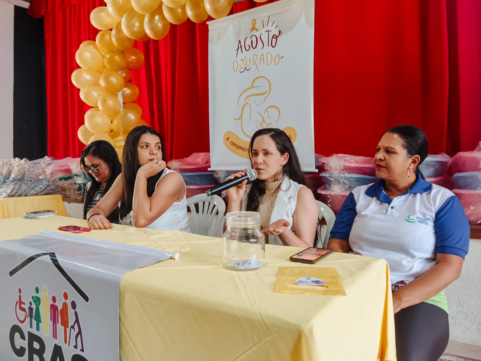 Em alusão ao “Agosto Dourado”, prefeitura promove palestra sobre Aleitamento Materno